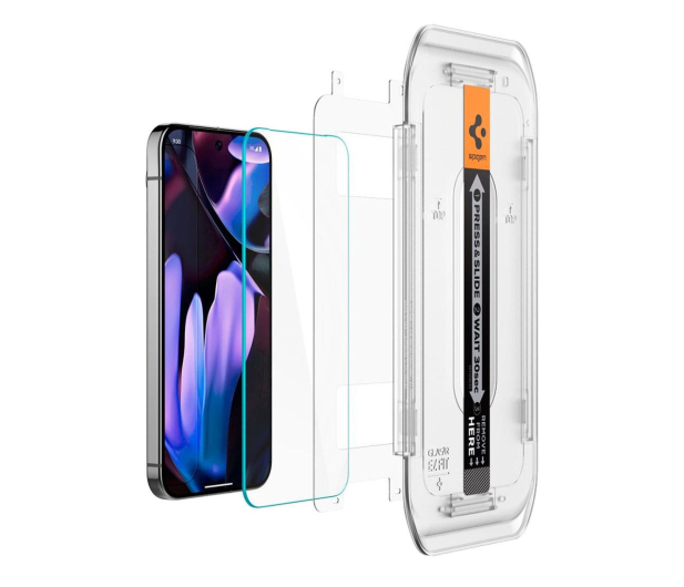 SPIGEN Glas.Tr ”Ez Fit” 2-Pack do Google Pixel 9 / Pixel 9 Pro Clea - 1290843 - zdjęcie 2